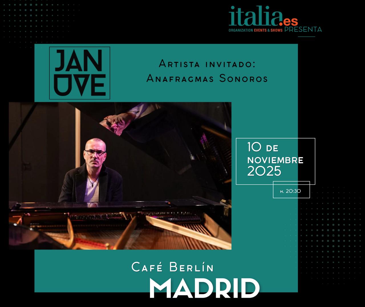 Concierto de JAN UVE y Anafragmas Sonoros en MADRID